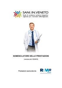 Tabella riassuntiva prestazioni 2015