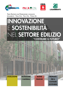 innovazione e sostenibilità nel settore edilizio