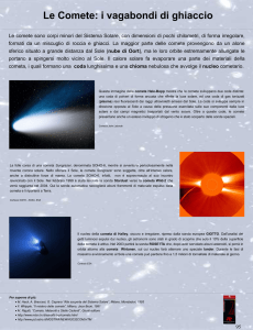 Le comete: i vagabondi di ghiaccio