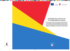 rapporti fra enti licali e cooperazione sociale