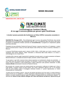 news release - Connect4Climate