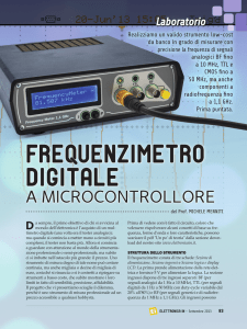frequenzimetro digitale