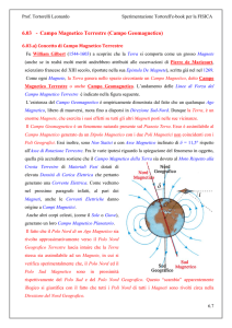 6.03 - Campo Magnetico Terrestre (Campo Geomagnetico)