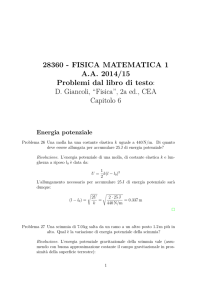 Soluzioni - Dipartimento di Matematica