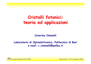 Cristalli fotonici