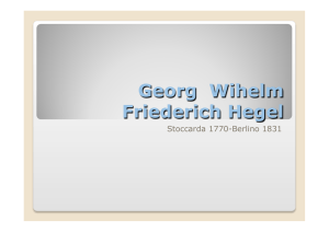 Hegel (1^parte)