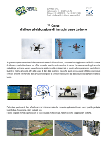7° Corso di rilievo ed elaborazione di immagini aeree da drone