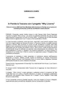 In Florida la Toscana con il progetto “Why Livorno”