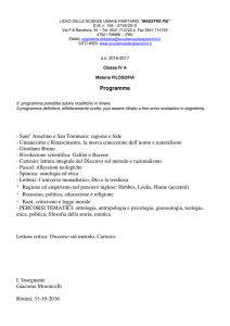 Programma - Sant` Anselmo e San Tommaso: ragione e fede