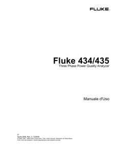 Fluke 434/435 - Compatibilità Elettromagnetica Misure e Prove EMC