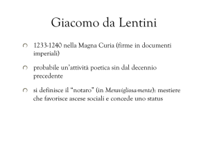 Giacomo da Lentini - e