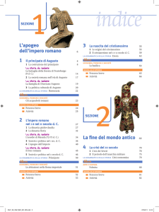 L`apogeo dell`impero romano La fine del mondo antico