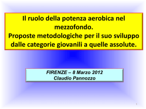 La Potenza Aerobica Claudio Pannozzo