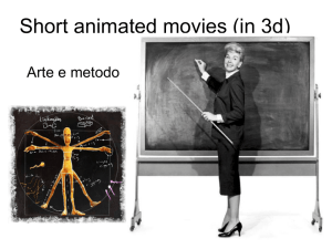 Short animated movies (in 3d) - Dipartimento di Matematica e