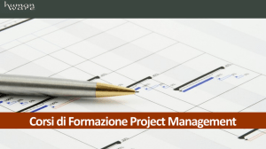 Catalogo Corsi Project Management