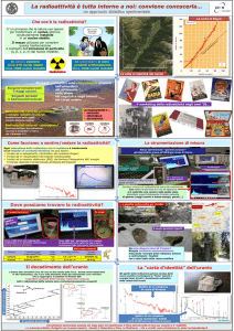 Dove possiamo trovare la radioattività? Il decadimento dell`uranio