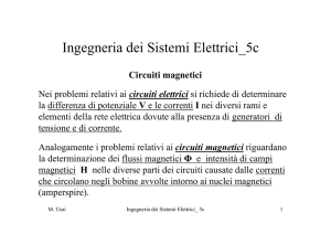 Circuiti Magnetici - Ingegneria elettrica ed elettronica