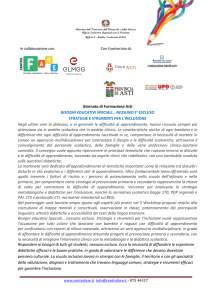 Programma Convegno - Ufficio Scolastico Regionale Piemonte