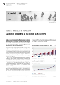 Suicidio assistito e suicidio in Svizzera Attualità UST