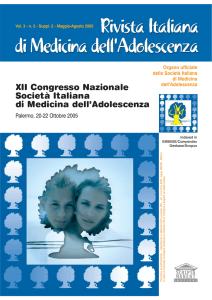 Palermo, 20-22 Ottobre 2005 - Società Italiana di Medicina dell