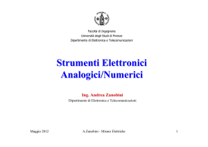 Strumenti Elettronici Analogici/Numerici