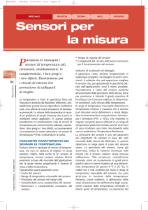 Sensori per la misura