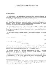 Campi elettrici e magnetici - Introduzione, parte I