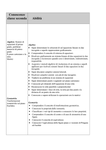 Syllabus seconda - Liceo "REDI" Arezzo