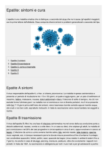 Epatite: sintomi e cura