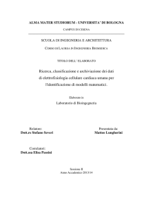 Ricerca, classificazione e archiviazione dei dati di elettrofisiologia