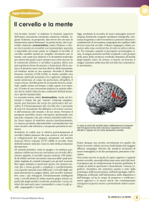 Il cervello e la mente
