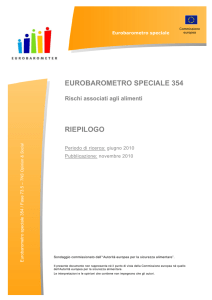 Eurobarometer Summary IT - EFSA