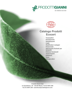 Catalogo Prodotti Ecocert