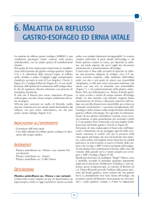 6. Malattia da reflusso gastro-esofageo ed ernia iatale