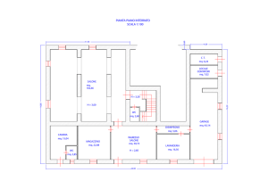 pianta piano interrato scala 1:100