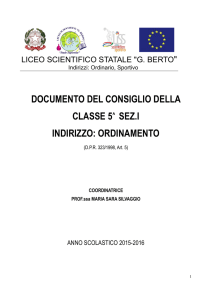 Docum 15 maggio_V I - Liceo Scientifico "G. Berto"