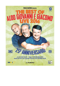 the best of aldo giovanni e giacomo live 2016: una straordinaria
