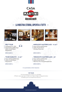 Casa Martini Tour Offering – ITA