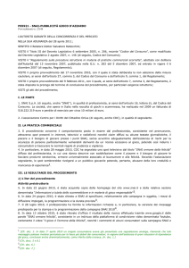 PS5921 - SNAI-PUBBLICITÀ GIOCO D`AZZARDO Provvedimento n