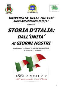 STORIA D׳ITALIA: ׳ - associazione la filanda cornaredo