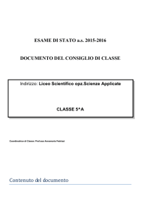 Documento C.d.C. 5^A Liceo