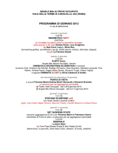 programma di gennaio 2013