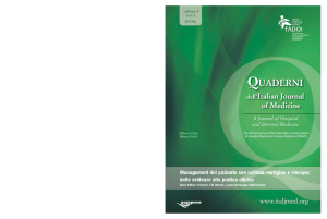 quaderni - Italian Journal of Medicine