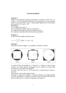 I testi dei problemi