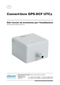 Convertitore GPS-DCF UTC