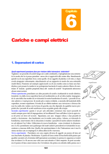 Cap.6 Cariche e campi elettrici