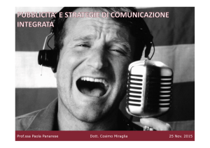 Lezione focus sulla radio - Dipartimento di Comunicazione e