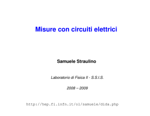 Misure con circuiti elettrici