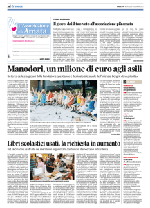 Manodori, un milione di euro agli asili