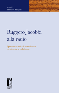 Ruggero Jacobbi alla radio